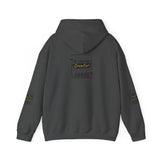 REACH FOR SOMETHING BLACK GOLD UNISEX HOODIE