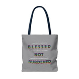 BLACK WOMAN RAINBOW TOTE BAG