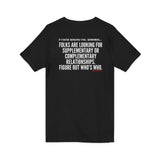 FIGURE OUT UNISEX V-NECK T-SHIRT