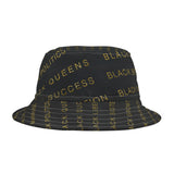 BLACK MAGIC - BLACK GOLD AOP BUCKET HAT