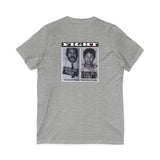 FIGHT - WHITE UNISEX V-NECK T-SHIRT