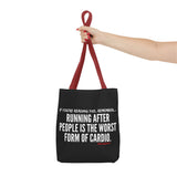 Funny Quote Tote Bag - Perfect for Gym Lovers, Fitness Gifts, Shopping, Casual Use, Inspirational Quotes