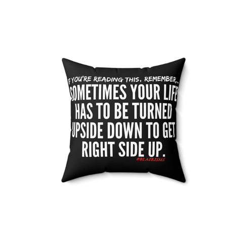 UPSIDE DOWN THROW PILLOW