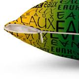 Colorful Abstract Square Pillow