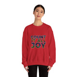 COUNT IT ALL JOY UNISEX SWEATSHIRTS
