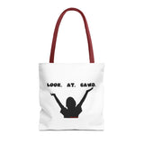 LOOK AT GAWD WHITE TOTE BAG