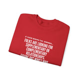 FIGURE OUT UNISEX SWEAT SHIRT