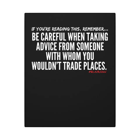 TRADING PLACES CANVAS ART