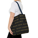 BLACK MAGIC - GOLD LETTERS TOTE BAG