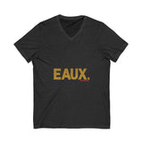 EAUX GOLD UNISEX V-NECK T-SHIRTS