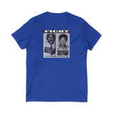 FIGHT - WHITE UNISEX V-NECK T-SHIRT