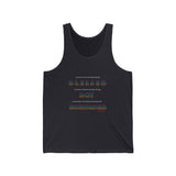 BLACK WOMAN RAINBOW UNISEX TANK TOP UNISEX TANK TOP