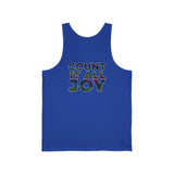 COUNT IT ALL JOY UNISEX TANK TOP