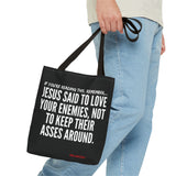 JESUS SAID TOTE BAG