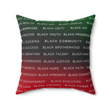 BLACK MAGIC - RBG THROW PILLOW