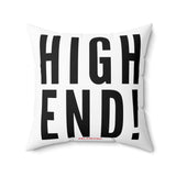 HIGH END BLACK THROW PILLOW