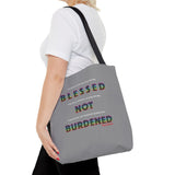 BLACK WOMAN RAINBOW TOTE BAG
