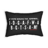 IDGAF LUMBAR PILLOW