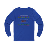 BLACK WOMAN RAINBOW UNISEX LONG SLEEVE T-SHIRT