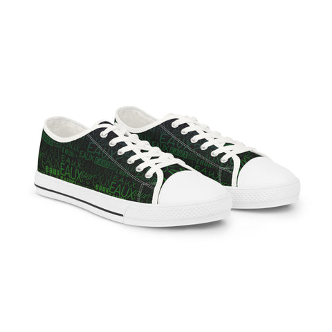 EAUX - MARDI GRAS LOW - TOP SNEAKERS WHITE SOLE