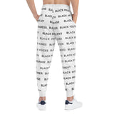 BLACK MAGIC - BLACK LETTERS ATHLETIC JOGGERS