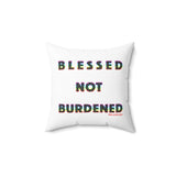 BLACK WOMAN RAINBOW THROW PILLOW