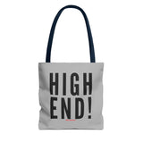 HIGH END BLACK TOTE BAG