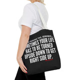 UPSIDE DOWN TOTE BAG