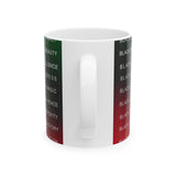 BLACK MAGIC - RBG CERAMIC MUG WHITE 110Z, 150Z