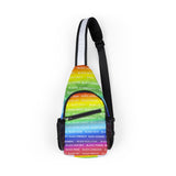 BLACK MAGIC RAINBOW WHITE SLING BAG