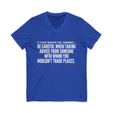 TRADING PLACES UNISEX V-NECK T-SHIRT