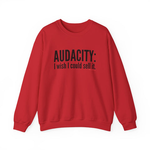 Audacity_Black UNISEX SWEATSHIRT