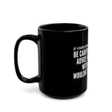 TRADING PLACES CERAMIC MUG - BLACK 110Z, 150Z