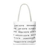 BLACK MAGIC - BLACK LETTERS TOTE BAG