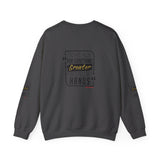 REACH FOR SOMETHING BLACK GOLD UNISEX SWEATSHIRTS