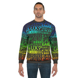 EAUX - RAINBOW AOP UNISEX SWEATSHIRT