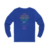 MEANING OF PRIDE UNISEX LONGSLEEVE T-SHIRTS