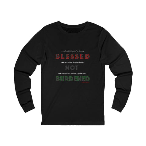 BLACK QUEER RBG UNISEX LONGSLEEVE T-SHIRTS