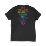 MEANING OF PRIDE UNISEX V-NECK T-SHIRTS