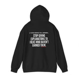 EXPLANATION UNISEX HOODIE