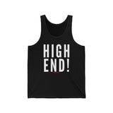 HIGH END WHITE UNISEX TANK TOP
