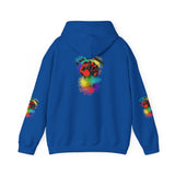 BLACK GAY PROUD FIST UNISEX HOODIE