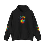BLACK GAY PROUD FIST UNISEX HOODIE