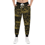 EAUX - GOLD ATHLETIC  JOGGERS