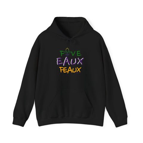 Five Eaux Feaux Mardi Gras Hoodie