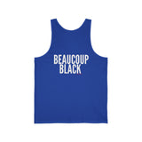 BEAUCOUP BLACK - WHITE UNISEX TANK TOP