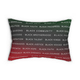 BLACK MAGIC - RBG LUMBAR PILLOW