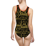 EAUX - GOLD 1 PIECE SWIM SUIT