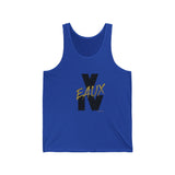 V EAUX IV- BLACK W/ GOLD EAUX UNISEK TANK TOP