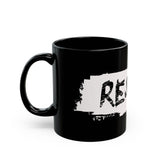 RESIST - WHITE CERAMIC MUG - BLACK 11OZ